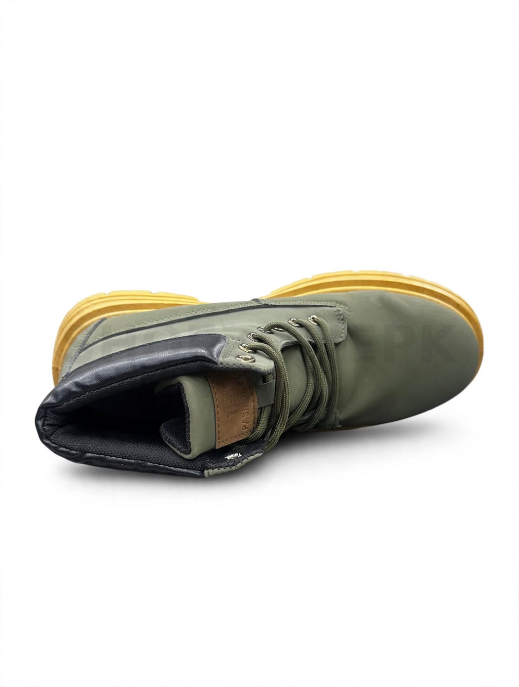 Long Boot Army Green Gum