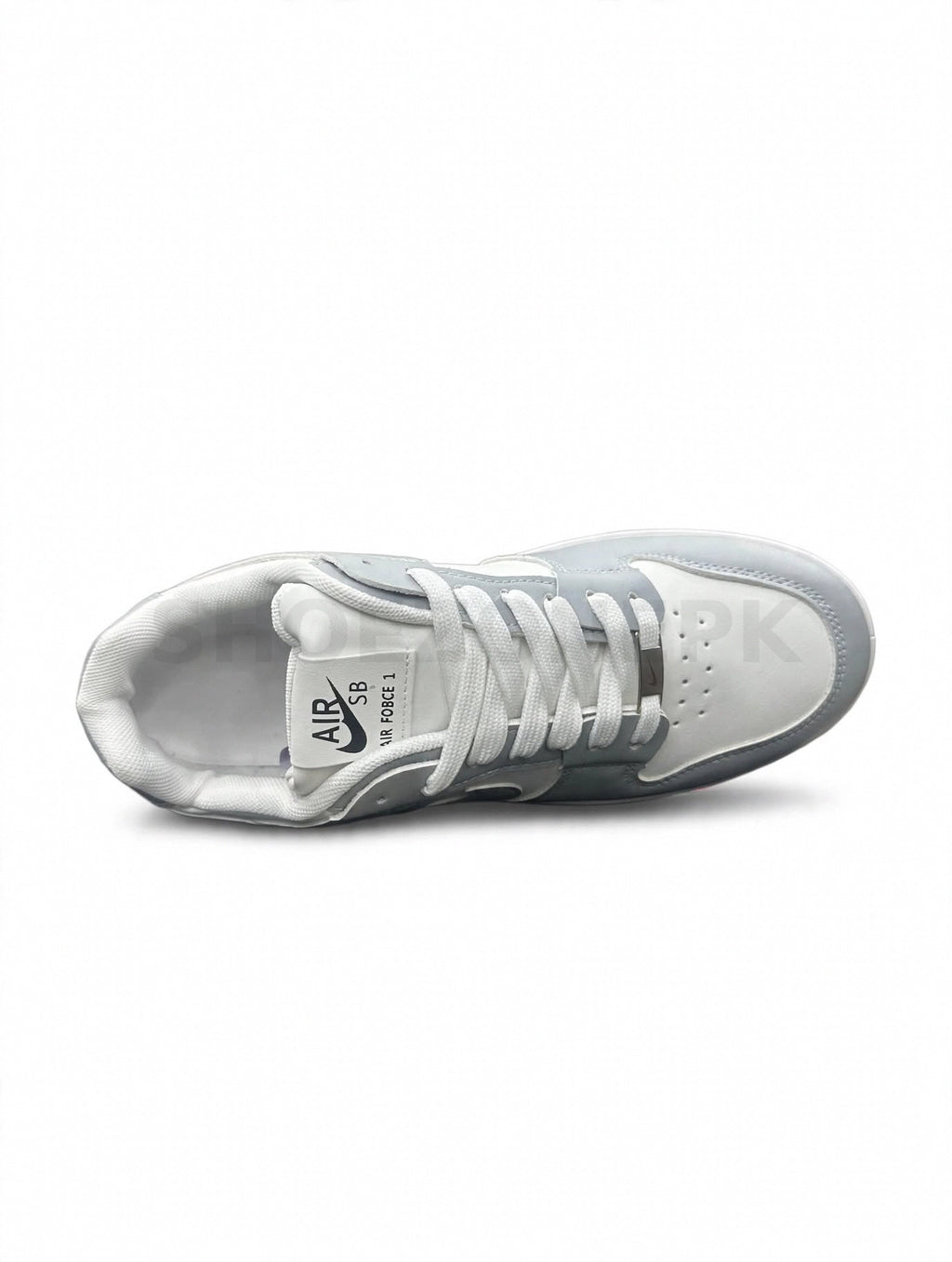 AF1 Grey White