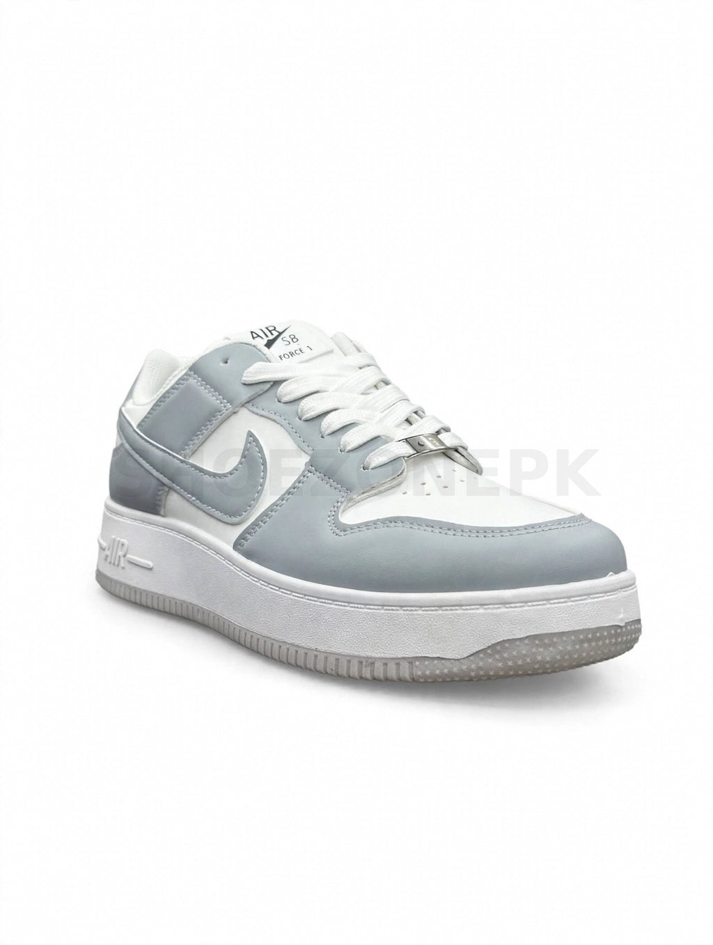 AF1 Grey White