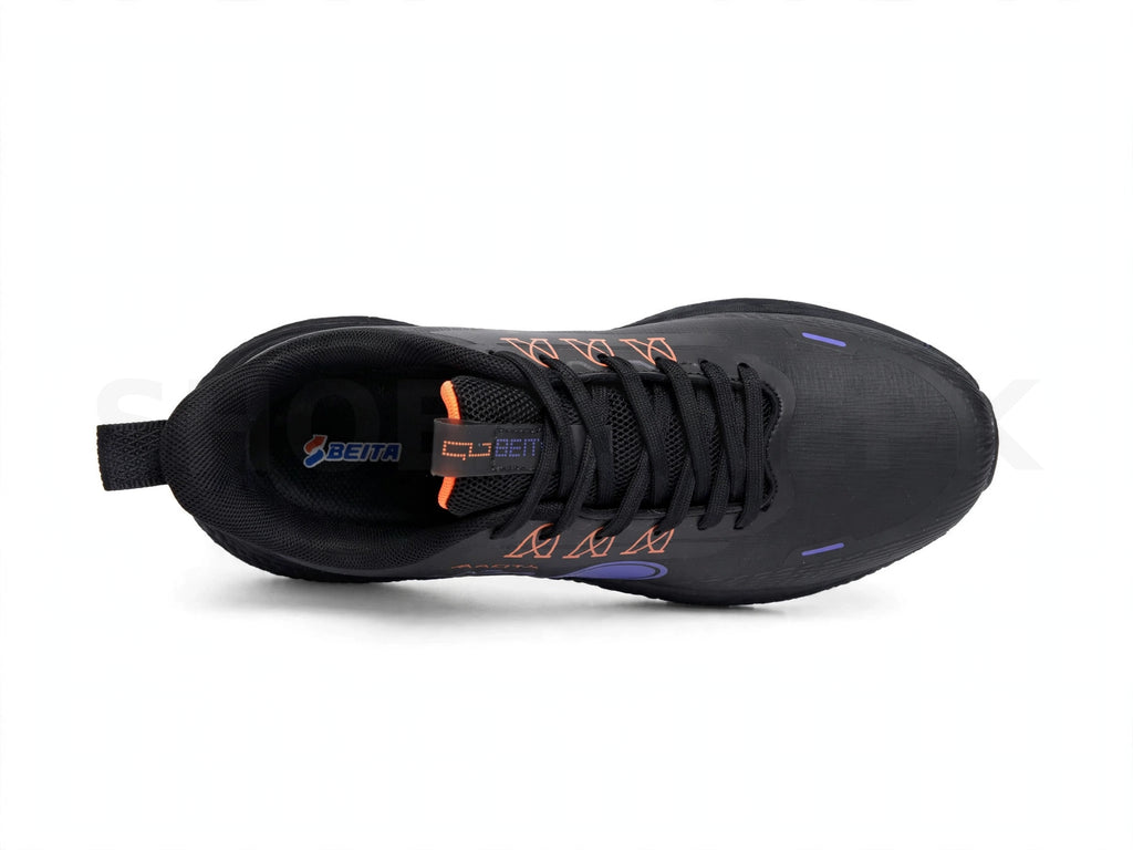 Flame Runner Black Purple Orange