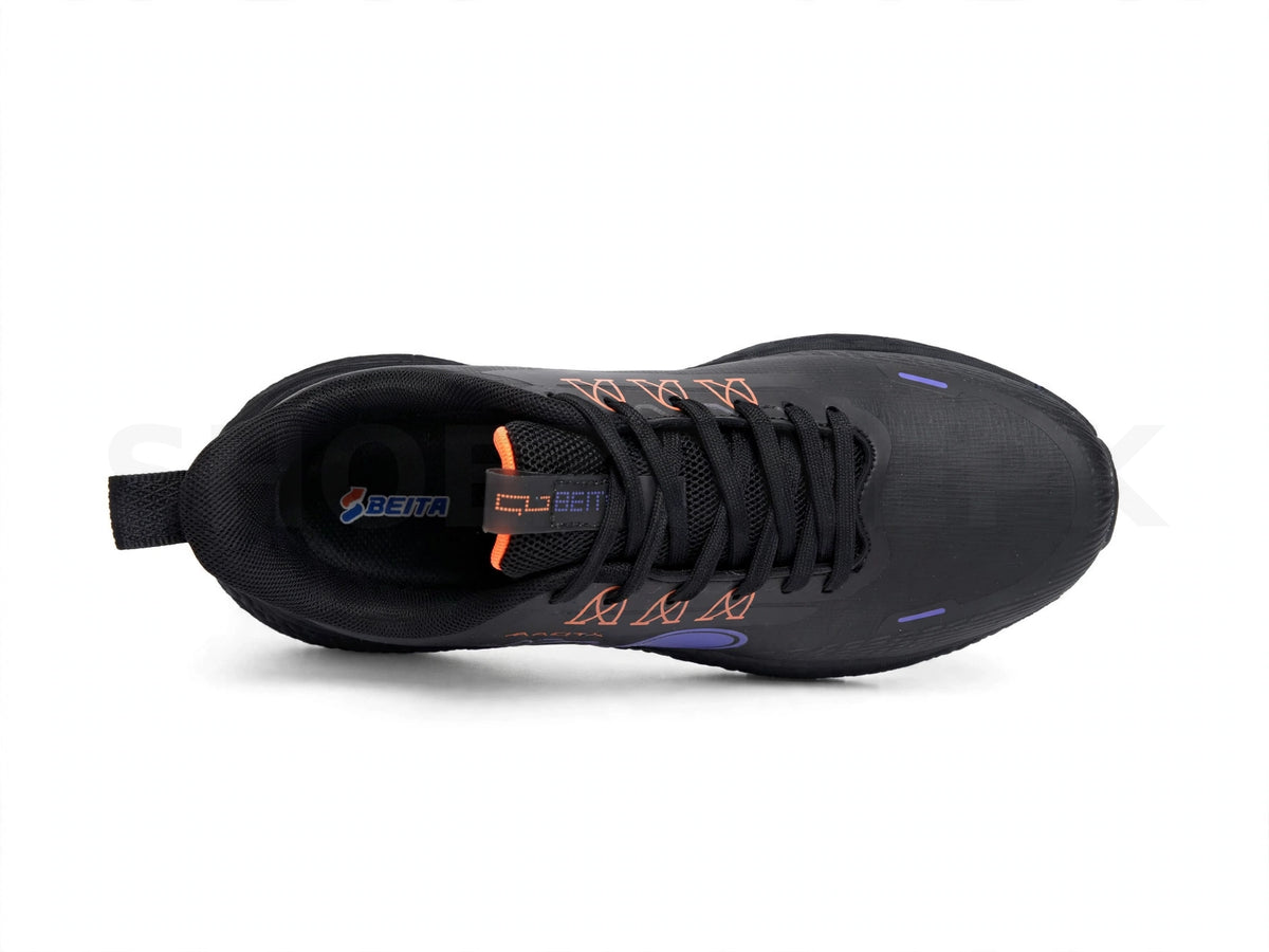 Flame Runner Black Purple Orange