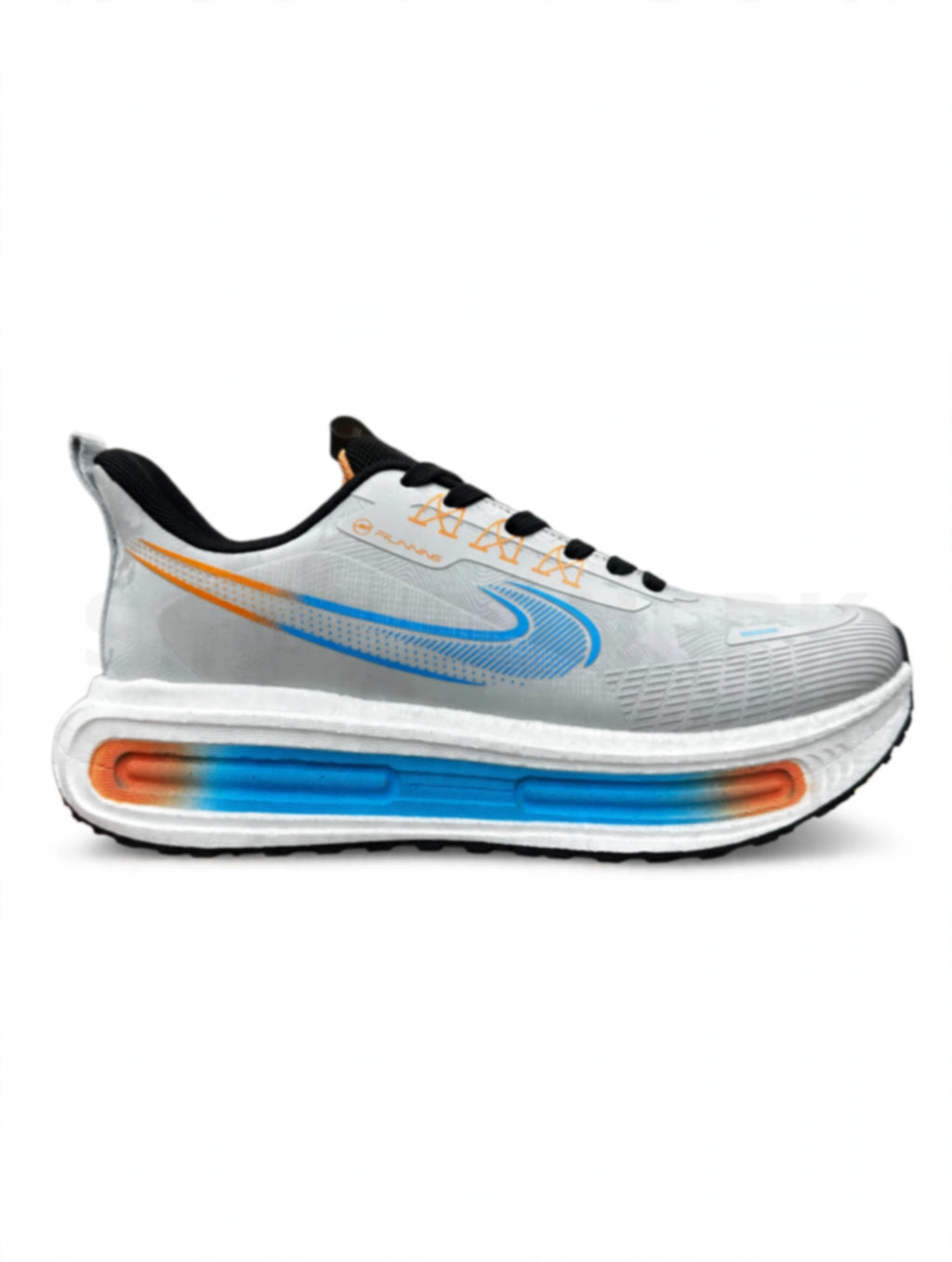Flame Runner Grey Blue Orange