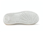 Rope Lace Platform Triple White Cream