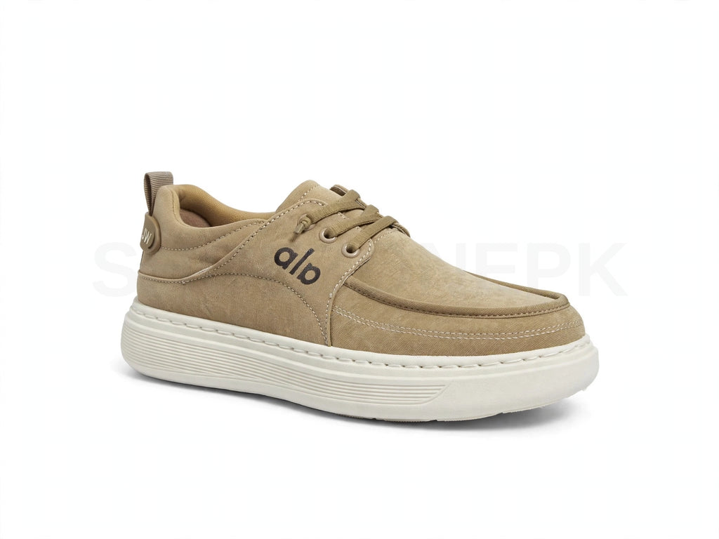 Casual Moccasin Khaki x Cream