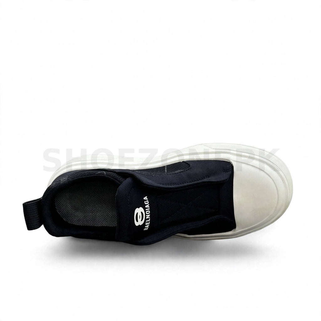 Laceless Platform Sneaker Black