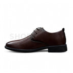 Formal Lace-Up Executive Dress Shoe Dark Brown