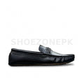 Braided Moccasin Loafer Jet Black