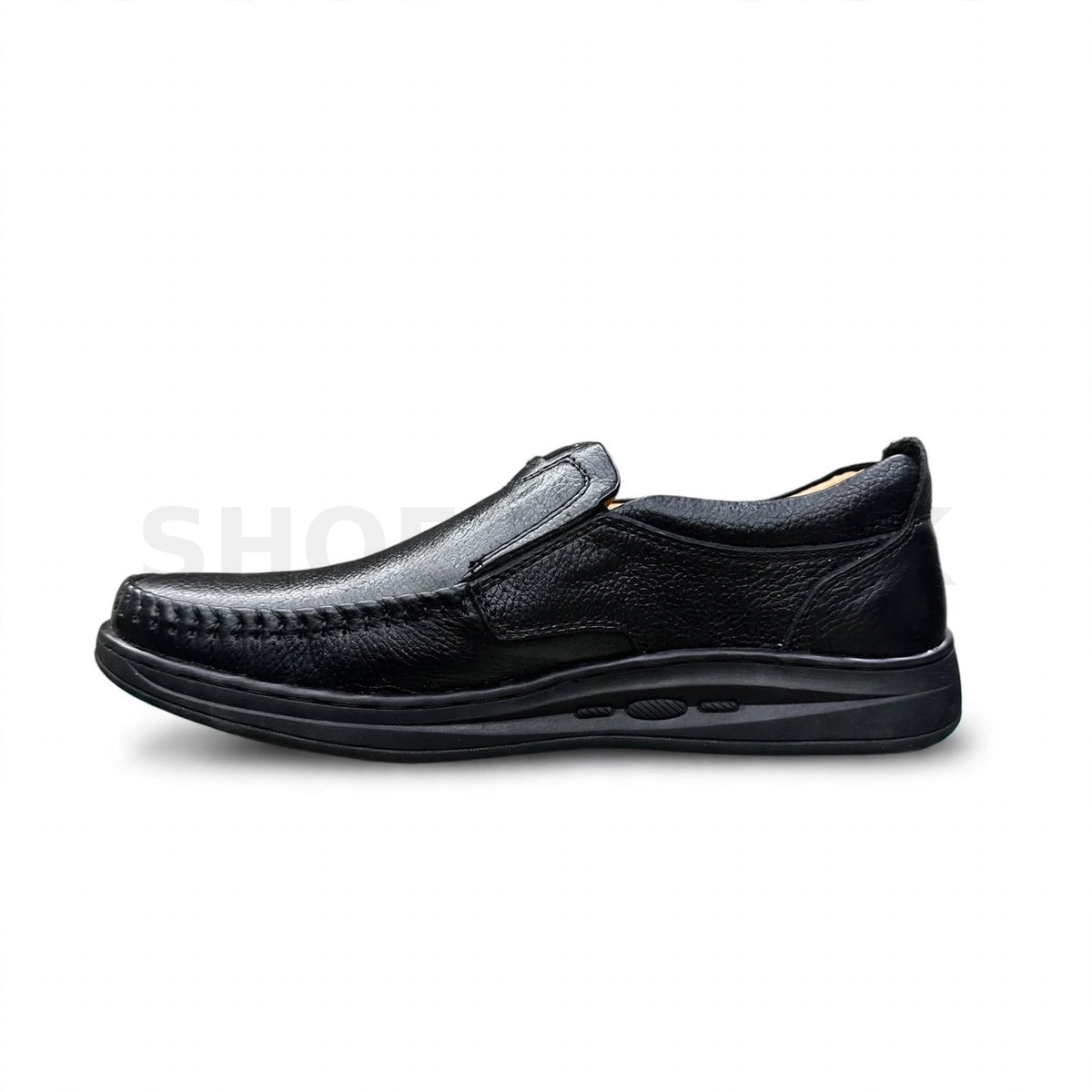 Clarks Medicated Hand-Stitched Loafer Jet Black