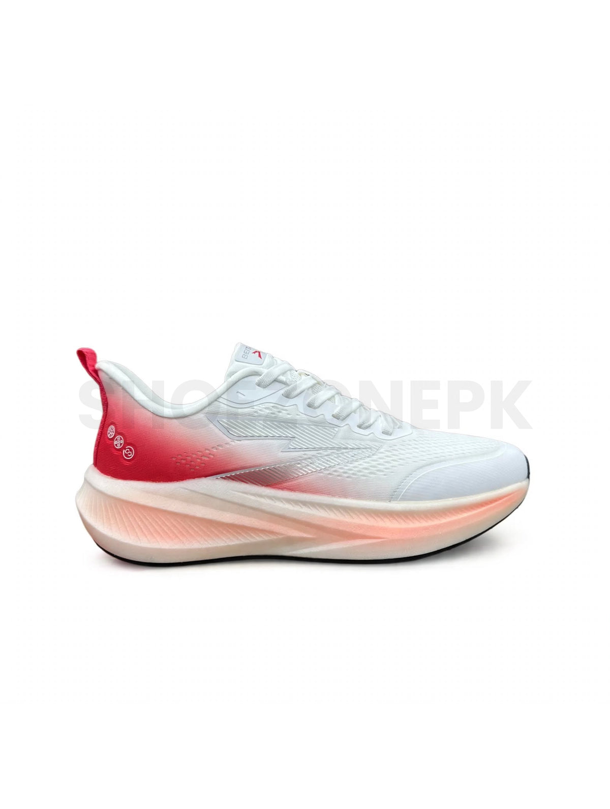 B9 Lightweight Marathon Runner - White Cherry Red