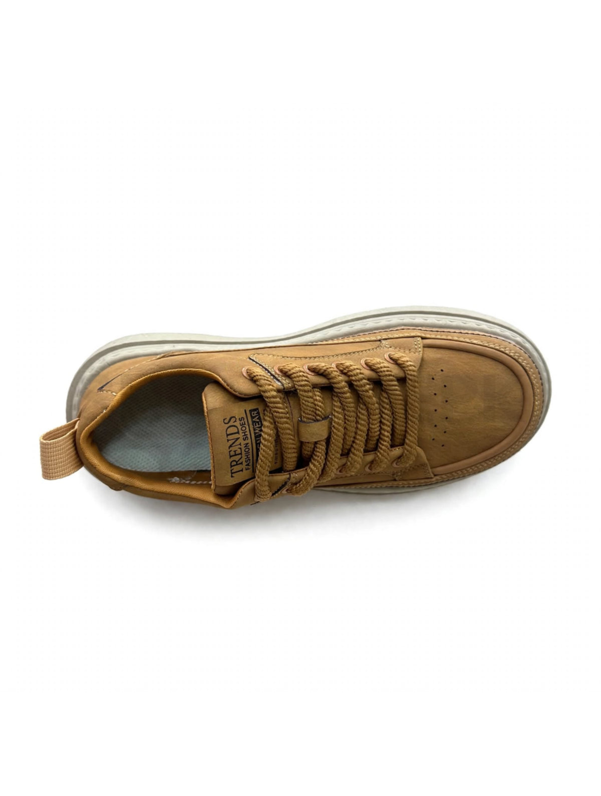 Retro Casual Platform Sneaker - Camel Tan