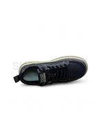 Retro Platform Sneaker For Men - Jet Black